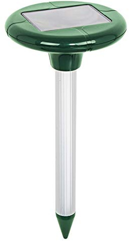 VOSS.sonic MoleEx 1000 Maulwurfvertreiber Solar, mit Ton & Vibration, Wühltierfrei, Wühlmaus, Maulwurfabwehr für 650qm