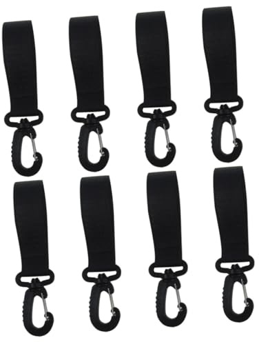 Toyvian 8pares Ganchos De Cochecito De Grados De Soporte Multifuncional Para Bolsas Llaves y Cartera Para Paseos Bebés y Movilidad Reducida