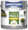 Johnstone's, Exterior Smooth Masonry Paint, Magnolia, Up to 15 Years Protection, Weather & Dirt Resistant, 30m² Coverage Per Tin, Dry in 1-2 Hours, 2.5L