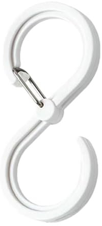 24Pcs Multifunctional Plastic S Hooks Durable Kitchen S Hooks Clips Heavy Duty S Shaped Hooks Hanging Hanger Hooks Safety Buckle for Hanging Clothes Bags