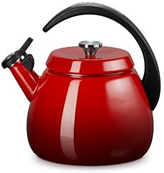 Le Creuset Enamel on Steel Cloche Kettle, 2.2 qt., Cerise