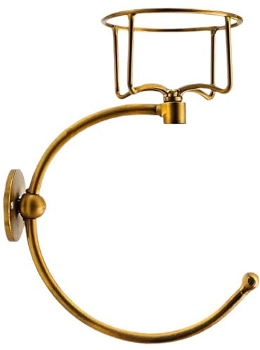 Portasciugamani A Mano - Portasciugamani | Anello A Gancio Per Asciugamano Da Bagno Con Stand Di Candela | Bagni A Cerchio Di Asciugamano | Elegante Rack Decorativo Per Amici Casa