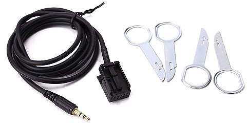 6000CD Adattatore Cavo di Ingresso AUX per Ford Fiesta Focus Mondeo 6000 CD Cavo Audio