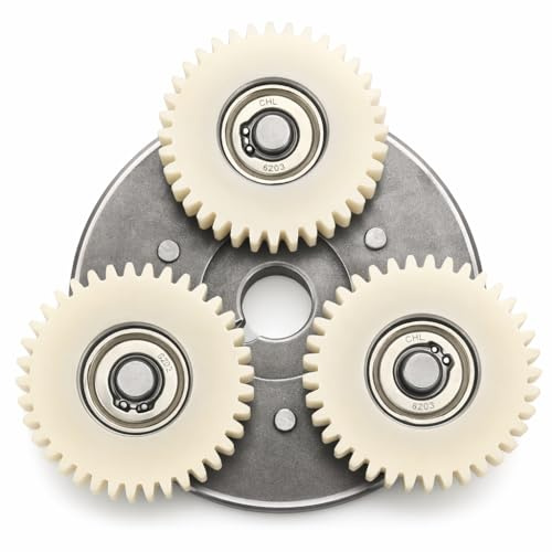 Alomejor Engrenages en Nylon 36T et Kit d'embrayage 88 Mm, Pièce de Rechange de Moteur de Vélo électrique 500 W pour Engrenage Solide en Métal de Moteur