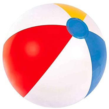 Acan Tradineur Ballon de plage gonflable en vinyle résistant, gonflage et dégonflage rapide, piscine, été, Ø 51 cm