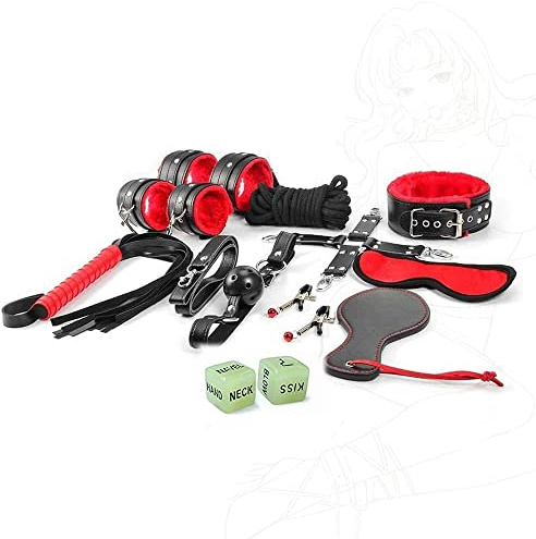 JUMOK Cóuplés Rómantic röd nylon Kít Adült Location Bǒǹdâgê kit Fitnessutrustning Ṣéx Røpë Korsetttillbehör