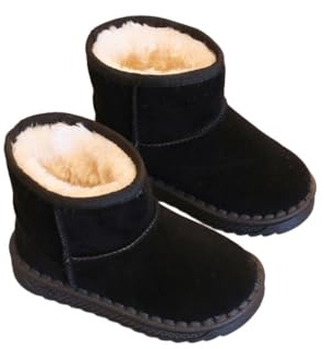 ENEN Stivali da Neve per Bambine e Ragazze, Stivali Neve Bambino Inverno Scarpe Neve con Suola Antiscivolo in Gomma e Calda Foderati Stivali Invernali per Bambini