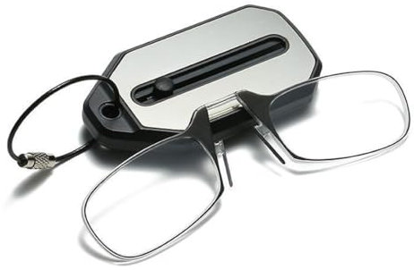 IKOPFLN Lunette De Lecture Homme Lunette Loupe Lunettes De Lecture Pliables Ultra-Minces Lecteurs Pliants Ultra-Légers Pour Hommes Femmes Compact Travel Portable（2 Dioptries）