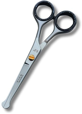 Professional 5 Inch Safety Hair Scissors Beard Moushtache Children's Pet Grooming Shears Premium Stainless Steel for Precision Cutting Sharp Blades for Effortless Styling Salon Quality Cuts