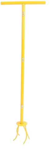 Swiftelle Cultivador Manual de jardín con Garra, aireación eficiente del Suelo, aireador de césped, cultivador Giratorio de Hierro con Mango Largo, cultivador para bancales y jardineras