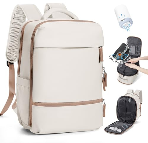 SZLX Mochila De Vacío Equipaje De Mano Mujeres, Mochila Airbag Con Sistema De Vacío Para Viajes, Ryanair Mochila De Viaje Tamaño Cabina Con Bomba Impermeable Maleta De Vacío Para Hombres