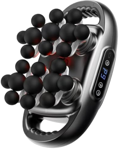 Pistolet de massage, masseur à percussion portable à 22 têtes, pieds, dos, cou avec multi-modes et intensités, pistolet fascia pour athlètes, anniversaire pour hommes