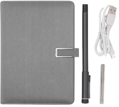 Cuifati Cuaderno Digital con Lápiz Inteligente, 5.0 OCR Sincronización en Tiempo Real Escritura de 360 ​​Grados AI Dibujo Compartir Notas de Voz, con Almacenamiento sin Conexión, para (Gray)