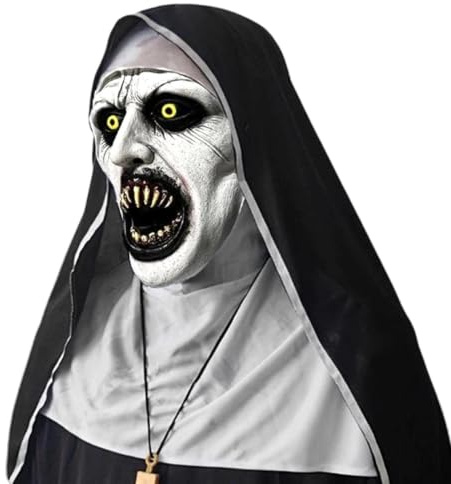 Skrämmande masker för vuxna cosplay kostym heltäckande huvudtillbehör | Halloween skräckmask för scenuppträdande festival teaterföreställning och semestermaskerad