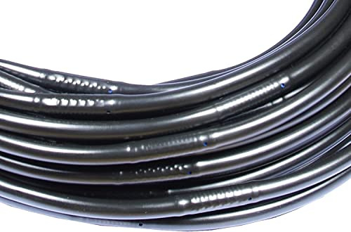 200m (650ft) drip Pipe (Built in drippers) drip Hose/Leaky Pipe/Soaker Hose, Pressure compensating, 13mm/16mm (id/od)