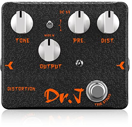 JOYO Distortion Mass Effect Pedal from Classic British Crunch Sounds to Modern High Gain Tones for Electric Guitar High-end Edition Dr.J Series (D51)