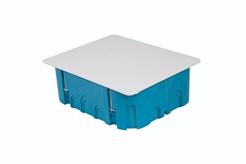 Scatola Derivazione Da Cartongesso, Cassetta Derivazione Cartongesso Con Coperchio e Viti, Made In Italy (105X105X50mm FG10255)