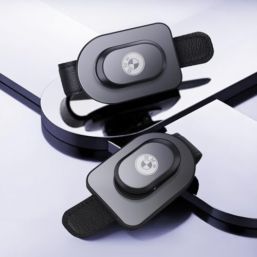 Wantli 2 Paquetes Porta Gafas para Coche, Cuero Soporte para Gafas De Sol, Clip Gafas, Soporte para Parasoles De Coche, Apto para Visera Solar para Guardar Gafas De Coche, Tarjetas