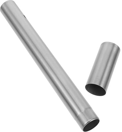 BESPORTBLE Edelstahl Spießhalter Aufbewahrungsrohr Metallrohrbehälter Grillwerkzeug-organizer Für Outdoor-campingausflüge Einfache Reinigung Und Tragbarkeit