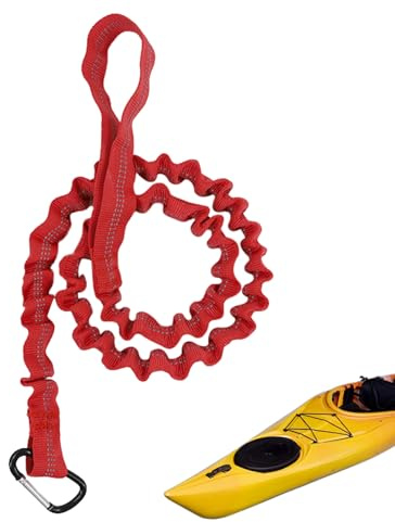 Generisch Paddle Keeper, Kayak Paddle Lanyard - Stretchy Anti-Lost Rope for Canoe Barrel Fishing - Kayak Accessories, Portable Robust Surfboard Strap for Beginners, Professionals, Enthusiasts