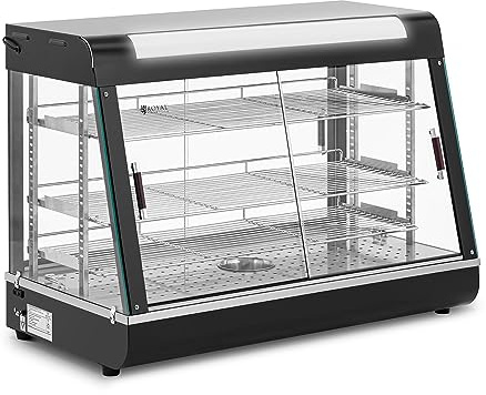 Royal Catering RC-HTDLD Heiße Theke cm Royal Catering 1600 W Warmhaltevitrine Warmhaltetheke Wärmevitrine