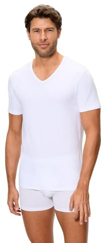 Abanderado Camiseta de Manga Corta Cuello Pico con tecnología termorreguladora Regul'activ Hombre x1