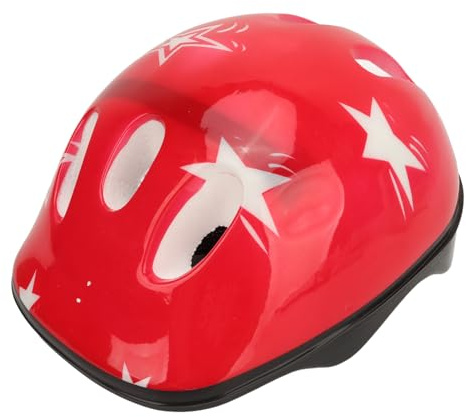 Dilwe Casco de Bicicleta Infantil, Casco Protector de Bicicleta de para Ciclismo para Nios Pequeos con Espuma Absorbente (Rojo