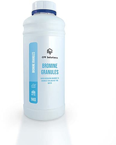 CPF Solutions Spa Bromine Granules 1kg - Bromine Infused Granules offering and effective primary water sanitiser for hot tubs, swim spas and pools.
