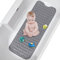 McNory Antirutschmatte Badewanne,100x 40cm Extra Lang Badewannenmatte, Maschinenwaschbar Duschmatte mit Saugnäpfen 100x40cm Badematte rutschfest (Grau)