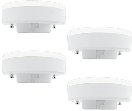 Shop SoftAir® Kit Set 4 Lampadine Lampada Faretto GX53 10W A 12W Watt LED Bianco Naturale Calda Fredda da 835 a 1100 Lumen 120 Gradi 230 V anche Dimmerabile (10W 1030LM CALDA 3000K)