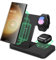 Caricatore senza fili 3 in 1, pieghevole, ad induzione, per Samsung Galaxy Watch 7/Ultra/6/5 Pro/5/4/3, S24 S23 S22+ S21 S20 Ultra FE/Note/Z Flip Fold 6 5 4, Galaxy Buds, nero