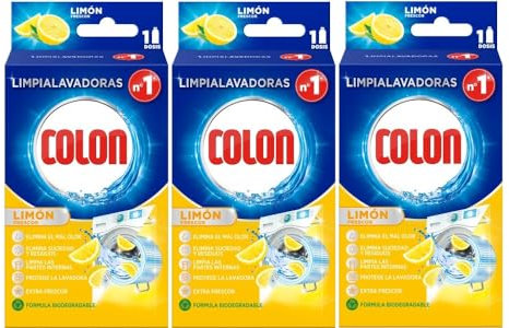 Colon Limpialavadoras Limón Pack 3x 250ml, 3 Unidades Limón