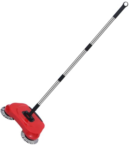 Spazzatrice per tappeti | Spazzatrice per tappeti non elettrica | Spingi a mano efficiente | 3-inn-1 Spazzatrice manuale multifunzionale | Aspirapolvere | Spazzatrice a spinta manuale e