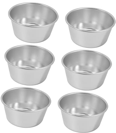 FUNOMOCYA Stampi per Budino Antiaderenti in Silicone Alimentare, Piccoli Pirottini per Muffin Resistenti al Calore, Utensili Multiuso per Pasticceria Domestica e Professionale, Confezione
