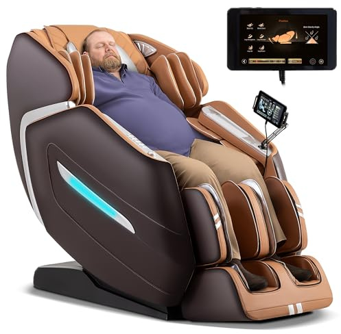 MassaMAX 4D Plus Massage Chair for Big & Tall People Full Body Massage Up to 6'10 & 500 lbs, 59 SL Track, OTA Cloud Upgrade - Never Outdated, APP Control, 27+ Modes, Auto Footrest Extension A580