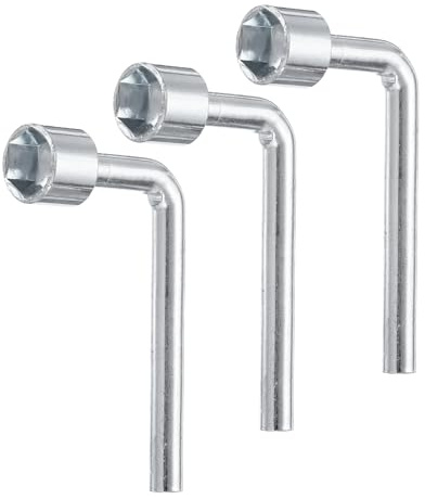 QUARKZMAN 3 Piezas Llave De Vaso Hexagonal En Forma De L 14mm Métrica De Acero Al Carbono De Un Solo Extremo Llave De Vaso De 6 Puntos Para Reparaciones Generales Mantenimiento