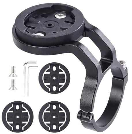 XIAOQENAN Biciclette da montagna Computer Combo Mount Regolabile Anteriore Computer Biciclette Esteso Accessori Ciclismo Bike Out Front Combo Mount Road Bike Accessori