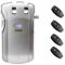 Splenssy Cerradura de control remoto inalámbrico Seguridad Invisible Entrada de la puerta sin llave Cerradura inteligente Aleación de zinc Metal con 2/4 llaves remotas Sistema de seguridad