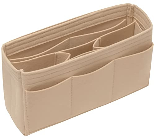 DailyPlus Filtväska organisatör handväska organisatör handväska organisatör väska väska organisatör 14 fickor beige tunn stor