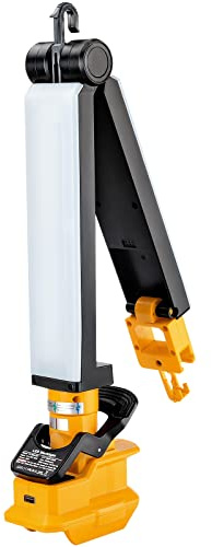 Taingwei Luz LED de Trabajo de 2400 LM Compatible con batería de Litio Dewalt de 18V, luz de inundación de 30 W para reparación de automóviles, iluminación de Emergencia y Lugar de Trabajo