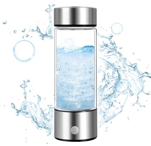 BFXMV Hydrogen Water Bottle 420ml, Portable Hydrogen Generator Water Bottle- Hydrogen Bottle for Clean and Healthy Drinking Water-rich Water Glass Hydrogen Water Generator Water Ionizer Machine