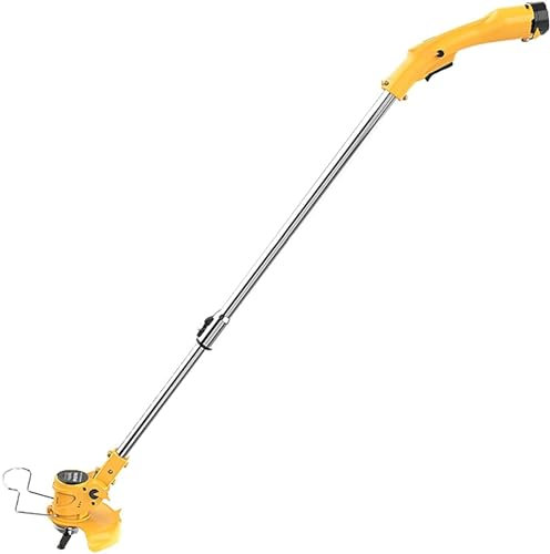 Cortasetos con Mango telescópico Extensible for deshierbe y Mantenimiento de jardín Cortacésped inalámbrico de 6000 mAh y 550 W