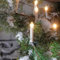 Esotec Solar Weihnachtsbaum Lichterkette, 10m, 20 LED Kerzen, warmweiß, klemmbar, LiFePo4 Akku, Zuleitung 2m, Solarmodul, Erdspieß, Weihnachtsbeleuchtung, Weihnachtsdeko, winterfest, außen, 102574
