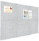 Okydoky Große Filz Pinnwand, Selbstklebend Pinnwände, 90x60cm,6 Stück, 30x30cm Vertikale Streifen Filz-Pinnwände für Home Büro Klassenzimmer Wanddekoration,hellgrau (GY-3030, 6pc).DE