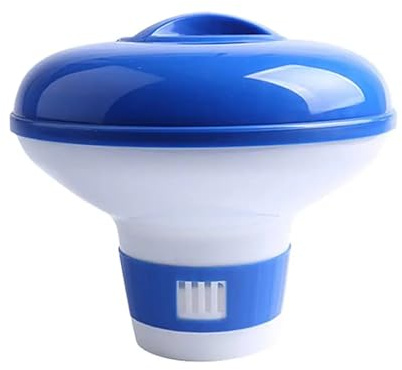 EGUIAS Kit per La Manutenzione delle Piscine Galleggiante per Piscina, erogatore Galleggiante per Prodotti chimici, Spa, Vasca idromassaggio, Forniture per Piscine