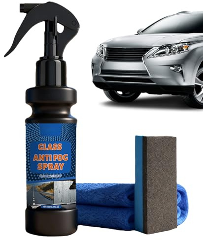Spray Antiappannamento | 120ml Rapido E Duraturo Per Veicoli,Pulitore Vetri Auto - Per Specchi Camion SUV Caschi Bicicletta Veicolo RV Viaggio Quotidiano Avventura