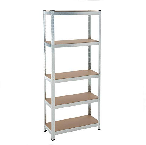 ESTEXO Steckregal Lagerregal 21 Modelle wählbar Schwerlastregal Regal Kellerregal Werkstattregal Werkbank Garagenregal (Verzinkt / 170x75x30cm / 350kg)