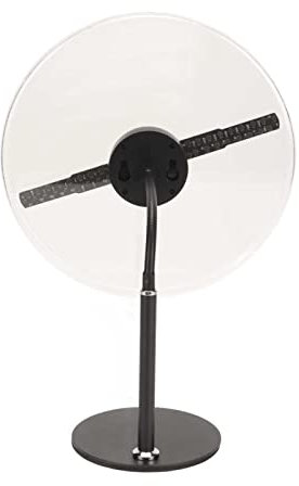 Projecteur Publicitaire Holographique, écran Publicitaire 11,8 Pouces Ventilateur Publicitaire Holographique à LED 3D pour Bureau, Corps, Mur, Sac à Dos, Voiture