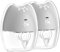 Bellababy Wearable Breast Pump, Portable Wireless Wearable Breast Pump with Touchscreen LCD Display 4 Modes & 6 Levels (Grey-Both)