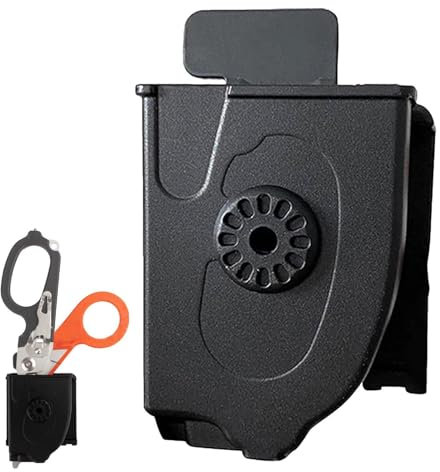 Porta forbici traumi – Fondina tattica per forbice medica | Supporto per forbice Raptor cintura per taglierine con clip per forbici traumi per paramedici, vigili del fuoco